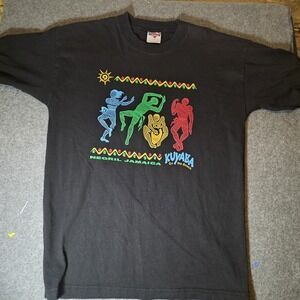 Vintage Sun Island Hefty T Negril Jamaica Short Sleeve Graphic Shirt Large H1